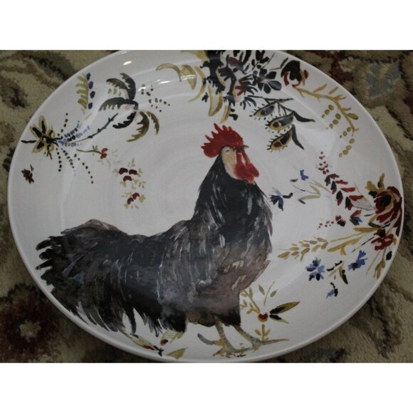 WILLIAMS-SONOMA ROOSTER FRANCAIS Chop Plate Marc Lacaze 2008 - Picture 2 of 4